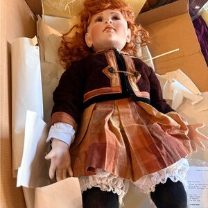 Collectible Autum by Kelly Rubert Elite porcelain doll #49 of 900